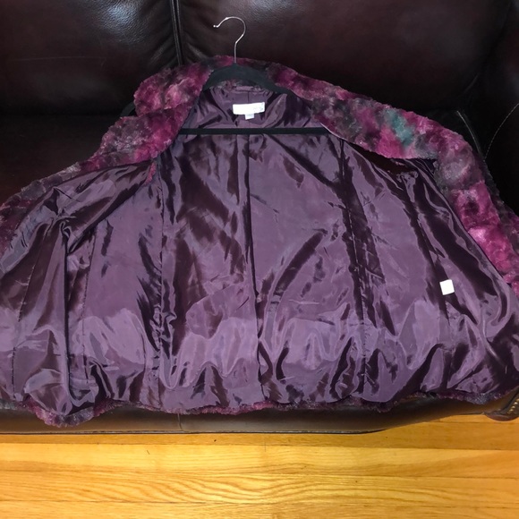 Erin London women’s faux fur Multicolored vest - Picture 7 of 8